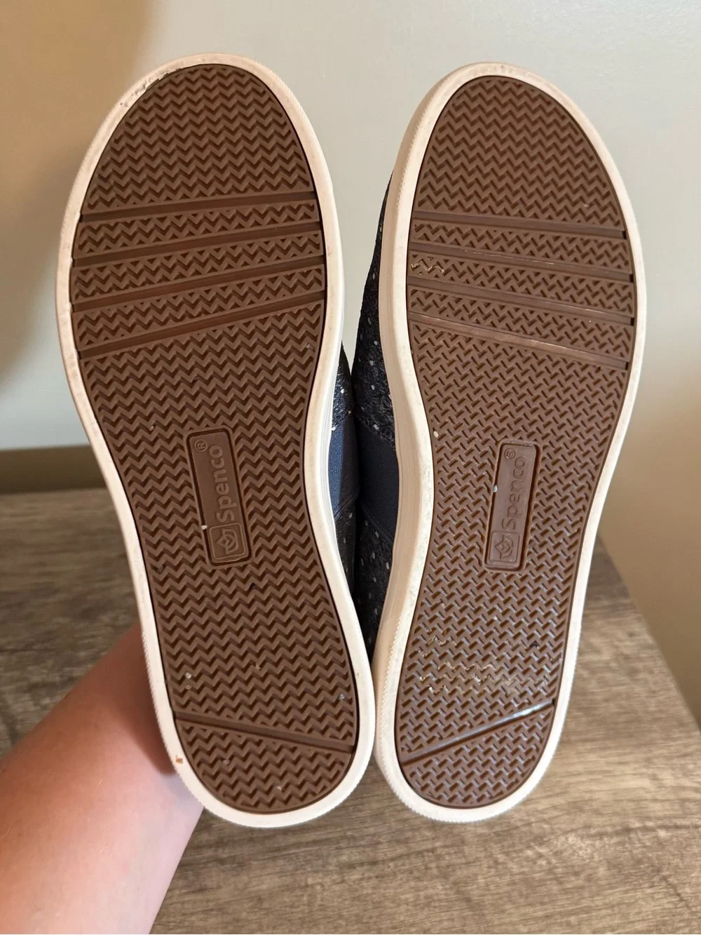 Spenco Santa Cruz Blue Ostrich Slip On Casual Shoes Women’s Size 8 Orthotic